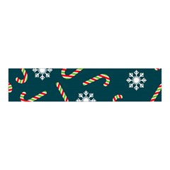 Christmas-seamless-pattern-with-candies-snowflakes Velvet Scrunchie by Grandong