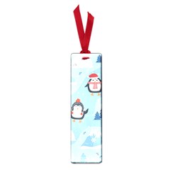 Christmas-seamless-pattern-with-penguin Small Book Marks by Grandong