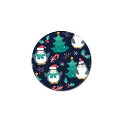 Colorful-funny-christmas-pattern      - Golf Ball Marker (10 Pack) by Grandong