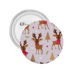 Christmas-seamless-pattern-with-reindeer 2 25  Buttons by Grandong