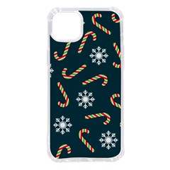 Christmas-seamless-pattern-with-candies-snowflakes Iphone 14 Plus Tpu Uv Print Case