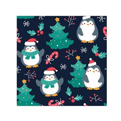 Colorful-funny-christmas-pattern      - Square Satin Scarf (30  X 30 ) by Grandong