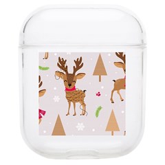 Christmas-seamless-pattern-with-reindeer Airpods 1/2 Case by Grandong