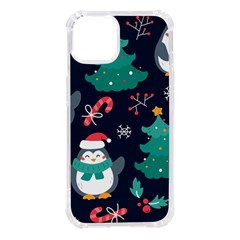 Colorful-funny-christmas-pattern      - Iphone 14 Tpu Uv Print Case by Grandong