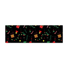 Christmas Pattern Texture Colorful Wallpaper Sticker Bumper (10 Pack) by Grandong