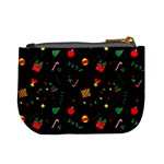 Christmas Pattern Texture Colorful Wallpaper Mini Coin Purse Back