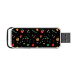 Christmas Pattern Texture Colorful Wallpaper Portable USB Flash (Two Sides) Front