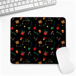 Christmas Paper Stars Pattern Texture Background Colorful Colors Seamless Copy Large Mousepad Front