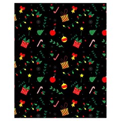 Christmas Pattern Texture Colorful Wallpaper Drawstring Bag (small) by Grandong