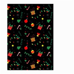 Christmas Paper Stars Pattern Texture Background Colorful Colors Seamless Copy Small Garden Flag (two Sides) by Grandong