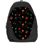 Christmas Paper Stars Pattern Texture Background Colorful Colors Seamless Copy Backpack Bag Front