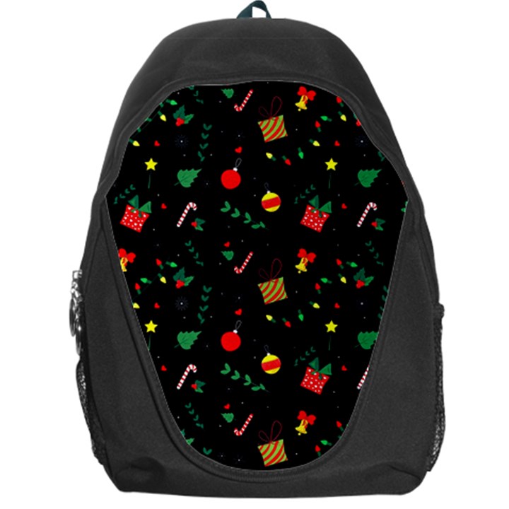 Christmas Paper Stars Pattern Texture Background Colorful Colors Seamless Copy Backpack Bag