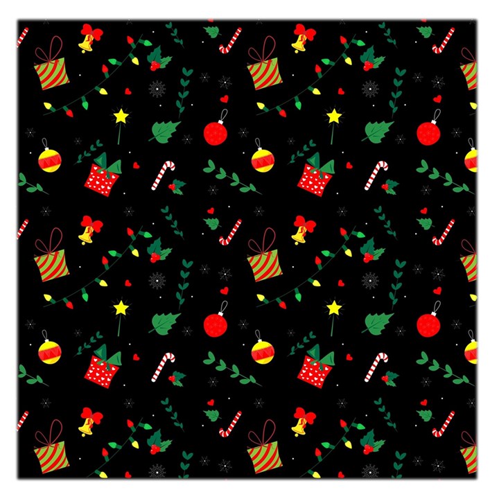 Christmas Paper Stars Pattern Texture Background Colorful Colors Seamless Copy Square Satin Scarf (36  x 36 )