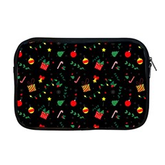 Christmas Paper Stars Pattern Texture Background Colorful Colors Seamless Copy Apple Macbook Pro 17  Zipper Case by Grandong