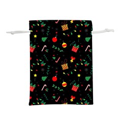 Christmas Pattern Texture Colorful Wallpaper Lightweight Drawstring Pouch (s) by Grandong