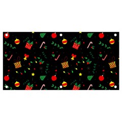 Christmas Pattern Texture Colorful Wallpaper Banner And Sign 4  X 2  by Grandong