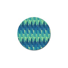 Christmas Trees Pattern Digital Paper Seamless Golf Ball Marker (4 pack)