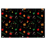 Christmas Pattern Texture Colorful Wallpaper Banner and Sign 6  x 4  Front