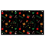 Christmas Pattern Texture Colorful Wallpaper Banner and Sign 7  x 4  Front