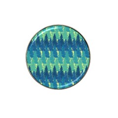 Christmas Trees Pattern Digital Paper Seamless Hat Clip Ball Marker (4 Pack) by Grandong