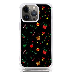 Christmas Pattern Texture Colorful Wallpaper Iphone 13 Pro Tpu Uv Print Case by Grandong