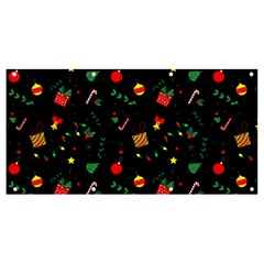 Christmas Paper Stars Pattern Texture Background Colorful Colors Seamless Copy Banner And Sign 8  X 4  by Grandong