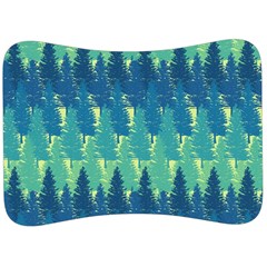 Christmas Trees Pattern Digital Paper Seamless Velour Seat Head Rest Cushion