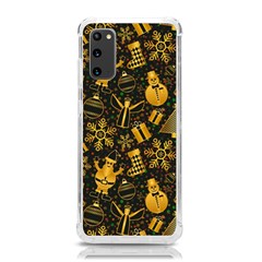 Christmas Background Seamless Pattern Pattern Samsung Galaxy S20 6 2 Inch Tpu Uv Case by Grandong