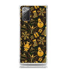 Christmas Background Seamless Pattern Pattern Samsung Galaxy Note 20 Tpu Uv Case by Grandong