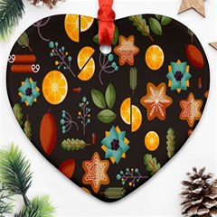 Christmas-seamless-pattern   - Ornament (heart) by Grandong