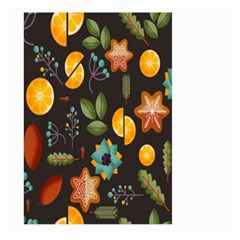 Christmas-seamless-pattern   - Large Garden Flag (two Sides) by Grandong