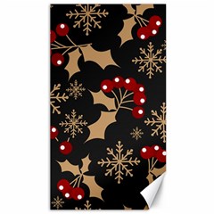 Christmas-pattern-with-snowflakes-berries Canvas 40  x 72 