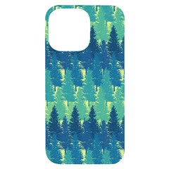 Christmas Trees Pattern Digital Paper Seamless iPhone 14 Pro Max Black UV Print Case