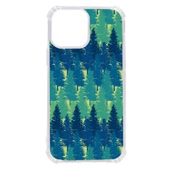 Christmas Trees Pattern Digital Paper Seamless iPhone 13 Pro Max TPU UV Print Case