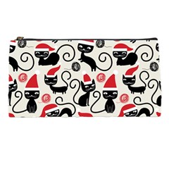 Cute Christmas Seamless Pattern Vector Pencil Case by Grandong