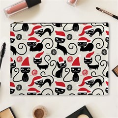 Cute Christmas Seamless Pattern Vector Cosmetic Bag (xl) by Grandong