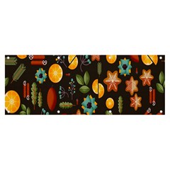 Christmas-seamless-pattern   - Banner And Sign 8  X 3  by Grandong