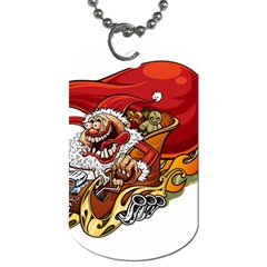 Funny Santa Claus Christmas Dog Tag (two Sides) by Grandong