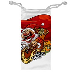 Funny Santa Claus Christmas Jewelry Bag by Grandong