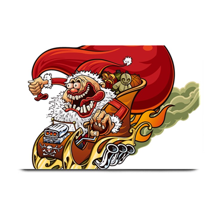 Funny Santa Claus Christmas Plate Mats