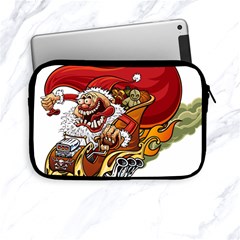 Funny Santa Claus Christmas Apple Ipad Mini Zipper Cases by Grandong