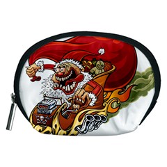 Funny Santa Claus Christmas Accessory Pouch (medium) by Grandong