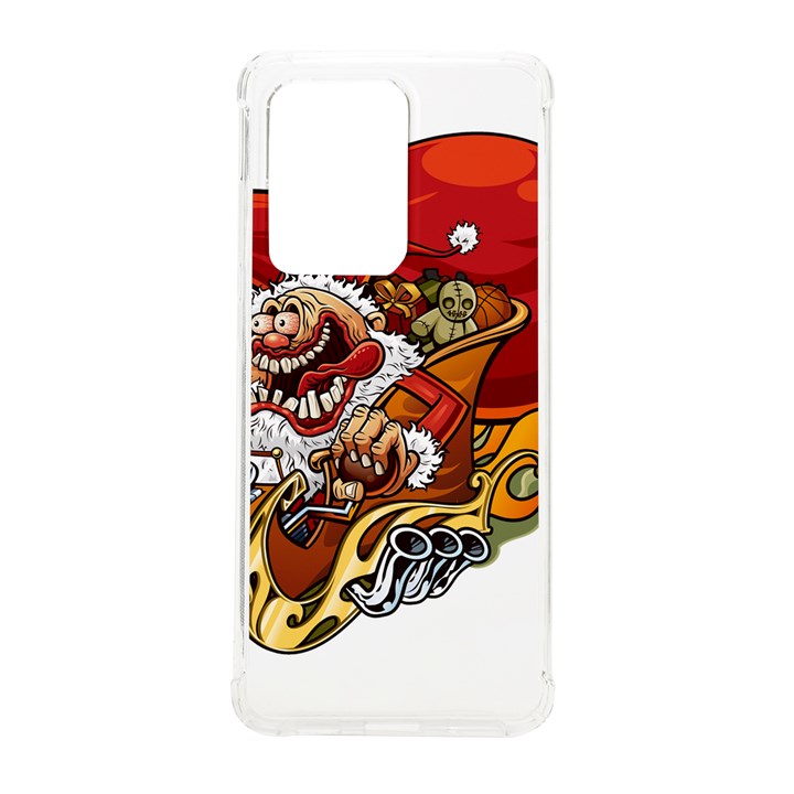 Funny Santa Claus Christmas Samsung Galaxy S20 Ultra 6.9 Inch TPU UV Case