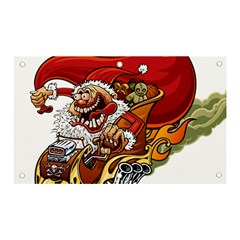 Funny Santa Claus Christmas Banner And Sign 5  X 3  by Grandong