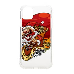 Funny Santa Claus Christmas Iphone 11 Tpu Uv Print Case by Grandong