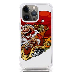 Funny Santa Claus Christmas Iphone 13 Pro Tpu Uv Print Case by Grandong