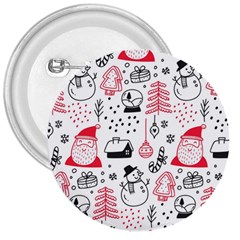 Christmas-themed-seamless-pattern 3  Buttons by Grandong