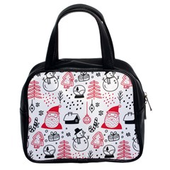 Christmas-themed-seamless-pattern Classic Handbag (two Sides) by Grandong