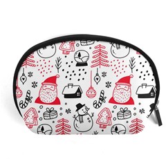 Christmas-themed-seamless-pattern Accessory Pouch (large) by Grandong