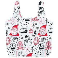 Christmas-themed-seamless-pattern Full Print Recycle Bag (xxl) by Grandong